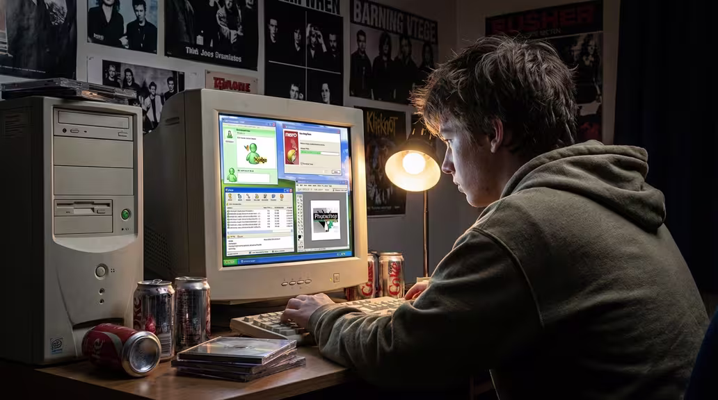 nights in front of computer